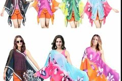 Bulk Lots: 50  Women Mixed Floral Fashion Wrap Beach Wear Swimsuit Cover Up