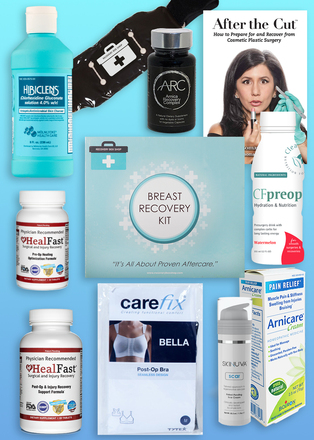 Breast augmentation recovery kit - Surgical Travel Co.