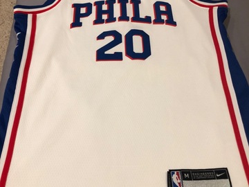 Selling A Singular Item: Sixers Jersey