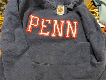 Selling A Singular Item: PENN sweatshirt with hood / cut collar
