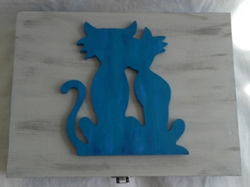Vente au détail: Boîte de rangement et ses chats
