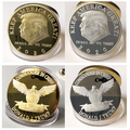 Buy Now: Keep America Great Trump Coins In Gold And Silver -24 pcs