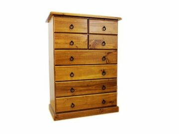 For Sale: CLASSIC Solid Wood Tallboy Drawers--8 Drawers