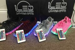 Buy Now: Lot of 240 pairs LED Lightup Shoes mixed styles and sizes. 