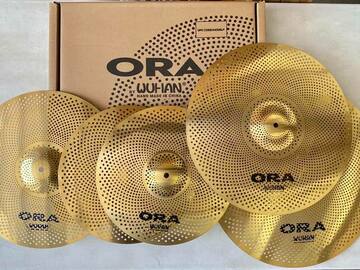 Selling with online payment: Wuhan ORA low volume practice cymbals pack 14s, 16,18,20