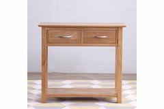 For Sale: SOUTHLAND Solid Oak 2 Drawer Console Table