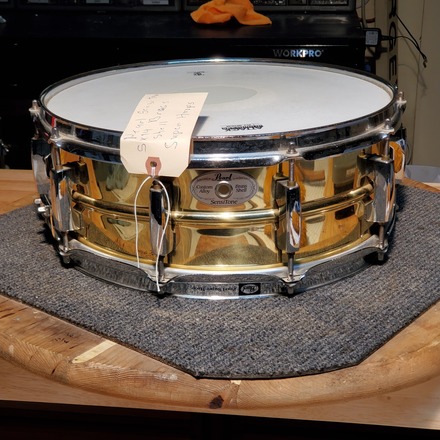 $200 obo Pearl Brass Sensitone 5x14 Snare Drum - DrumSellers.com