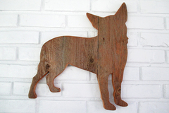 Selling: Rustic Chihuahua Reclaimed Wood Dog Wall Art
