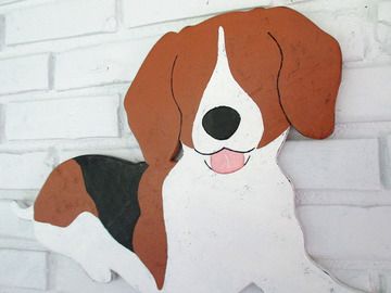 Selling: Beagle Wood Dog Wall Art
