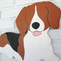 Selling: Beagle Wood Dog Wall Art