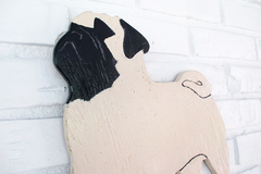 Selling: Pug Wood Dog Wall Art