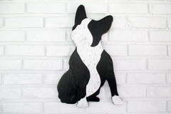 Selling: French Bulldog Boston Terrier Wood Dog Wall Art