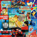 Liquidation/Wholesale Lot: 150 Kids Disney & Nickelodeon Party Games & Scene Setters
