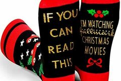 Buy Now: 15 pairs Christmas Movie Watching Socks Great Resell Item