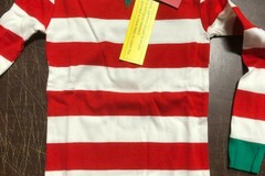 Buy Now: Red Rugby Striped Kid Size 5 Pajama Sets Wonderland Target Unisex