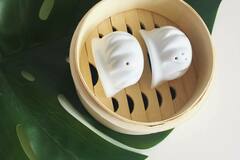  : Har Gow Salt and Pepper Shakers - White
