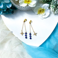  : Atrias Lapis Lazuli Drop Earrings