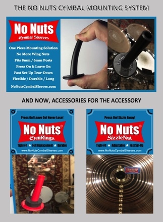 No nuts 2025 cymbal sleeves