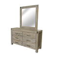 For Sale: MARY Sandblasting Solid Acacia Wood Dressing Table