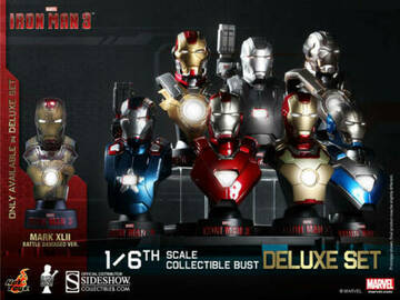 Stores: HOT TOYS IRON MAN 3 DELUXE 1/6 BUST SET