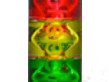  : Cheech Glass 10" Rasta Freezer Build A Bong Top Green Yellow Red
