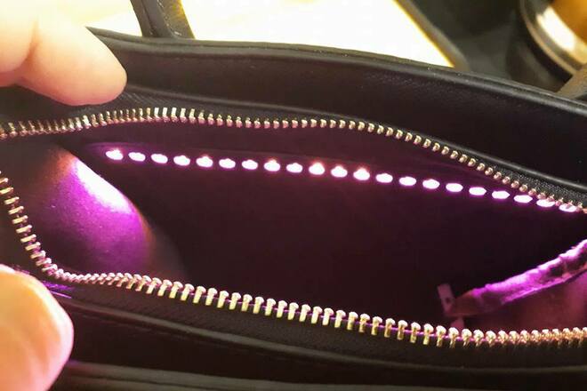 Lighted Leather Handbags