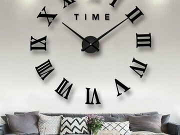 Bulk Lots: 10 x DIY Wall Sticker Clocks
