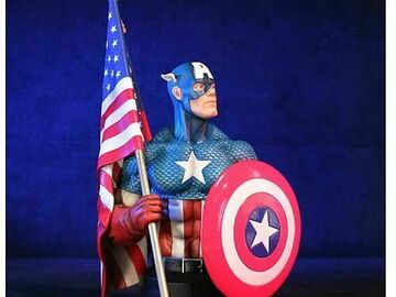 Stores: GENTLE GIANT CAPTAIN AMERICA BUST