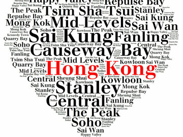  : Hong Kong Word Art