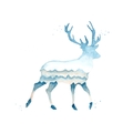  : The Winter Deer (Print)