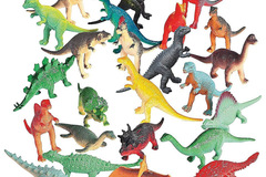 Liquidation/Wholesale Lot: 144 pc Dinosaurs Hard plastic/ vinyl figures Up to 2 1/2 inch 