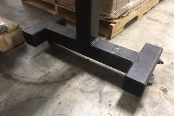 Flat Belt Conveyor 6in Wide x 8ft Length x 55.75in Height 4 sale.