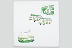  : Public transport Hong Kong style placemat/trivet