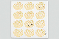  : Dumplings placemat/trivet