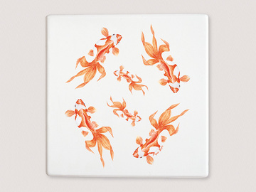  : Goldfish placemat/trivet