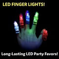 Liquidation/Wholesale Lot: 200 Flashing Led Finger Lights