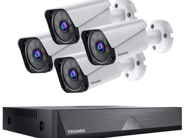 Liquidation/Wholesale Lot: Security Camera System With 4 Cameras (Limited Supply)