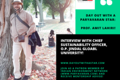 Request Meeting: Day out with Prof. Amit Lahiri, our next Paryavaran Star!