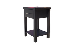 For Sale: TINA 1 Drawer Wooden Bedside Table*Black Colour