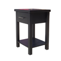 For Sale: TINA 1 Drawer Wooden Bedside Table*Black Colour