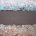 Sell Artworks: XL The Night Has Just Begun 100 x 50 cm Textured Abstract Paintin
