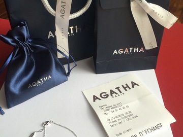 Vente: Bracelet Agatha Illovir Argent Neuf