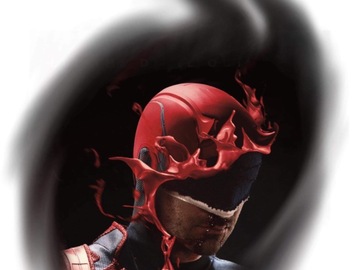 Tattoo design: Marvel - Daredevil post battle portrait 
