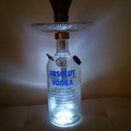 Vente: Chicha customized Vodka ABSOLUT éclairée en Led