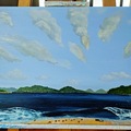  : Acrylic Painting "SSW beach"