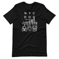 Selling: NYC DOG T-Shirt (Never Walk Alone) under the NYC skyline 