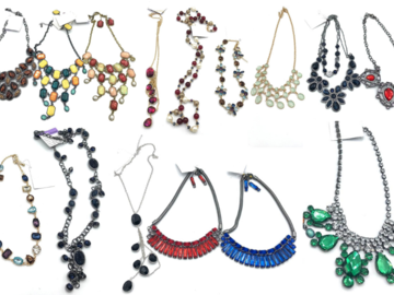 Liquidation & Wholesale Lot: 150 pcs Crystal Necklaces Only $1.73 ea  Super Closeout Priced
