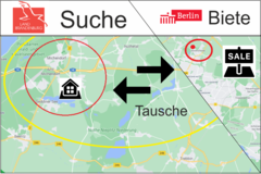 property to swap: Grundstück Rand Berlin im Tausch gegen Immoblie in Brandenburg