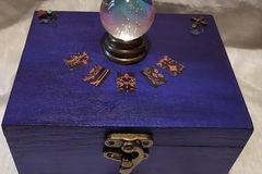Vente au détail: Boite à bijoux thème voyance (10.6 x 14.4 x 7cm)
