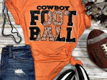 Selling: Cowboy Football Graphic Tee -S